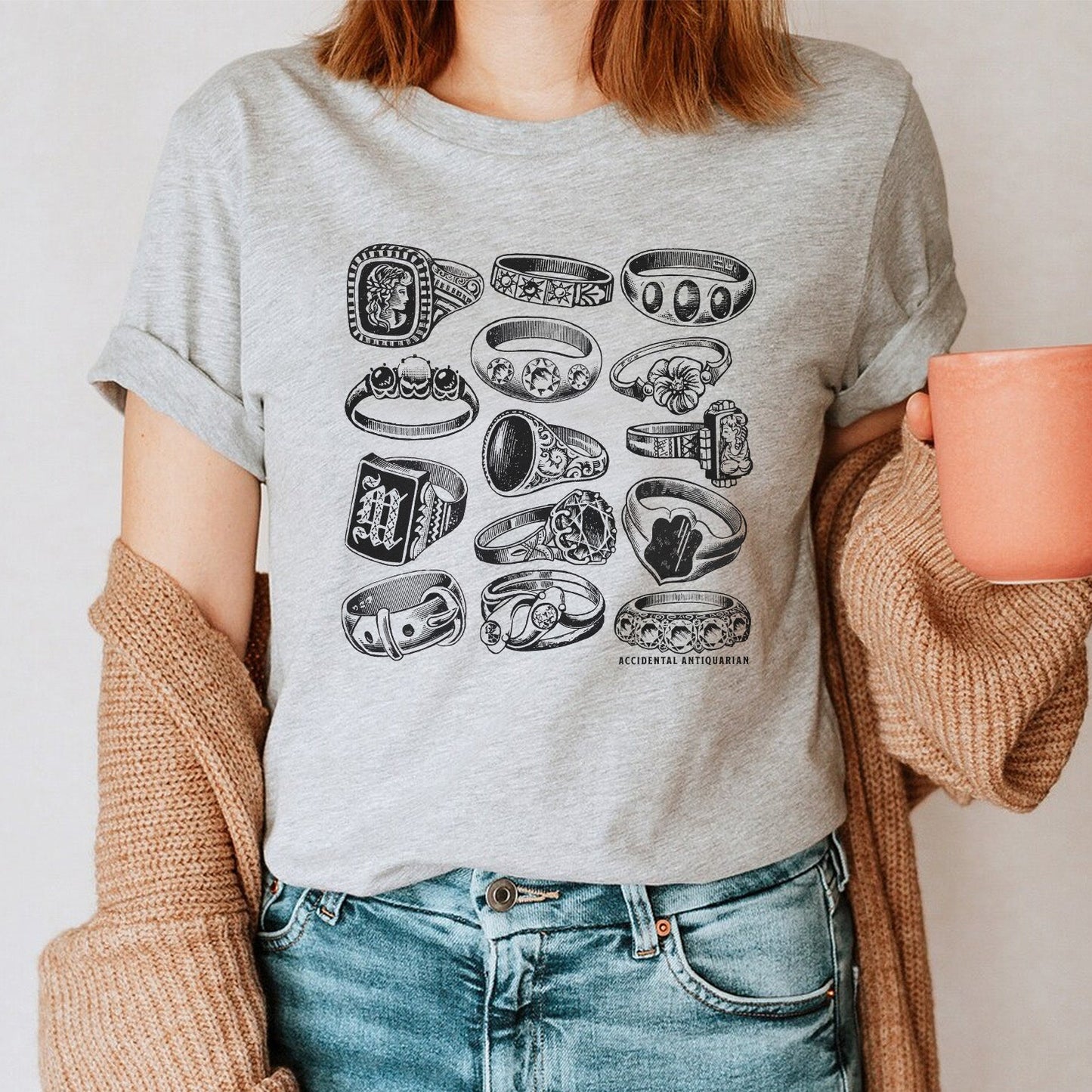 Victorian Rings Short Sleeve Tee Shirt