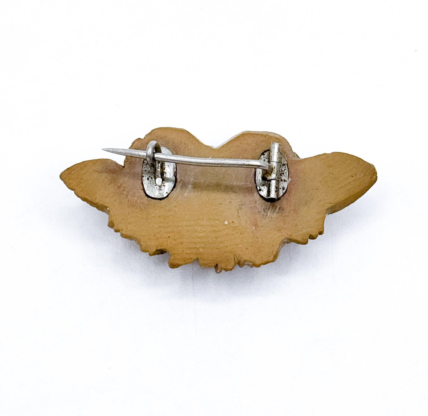 Victorian Lava Cameo Brooch: Winged Cherubs, Grand Tour Souvenir