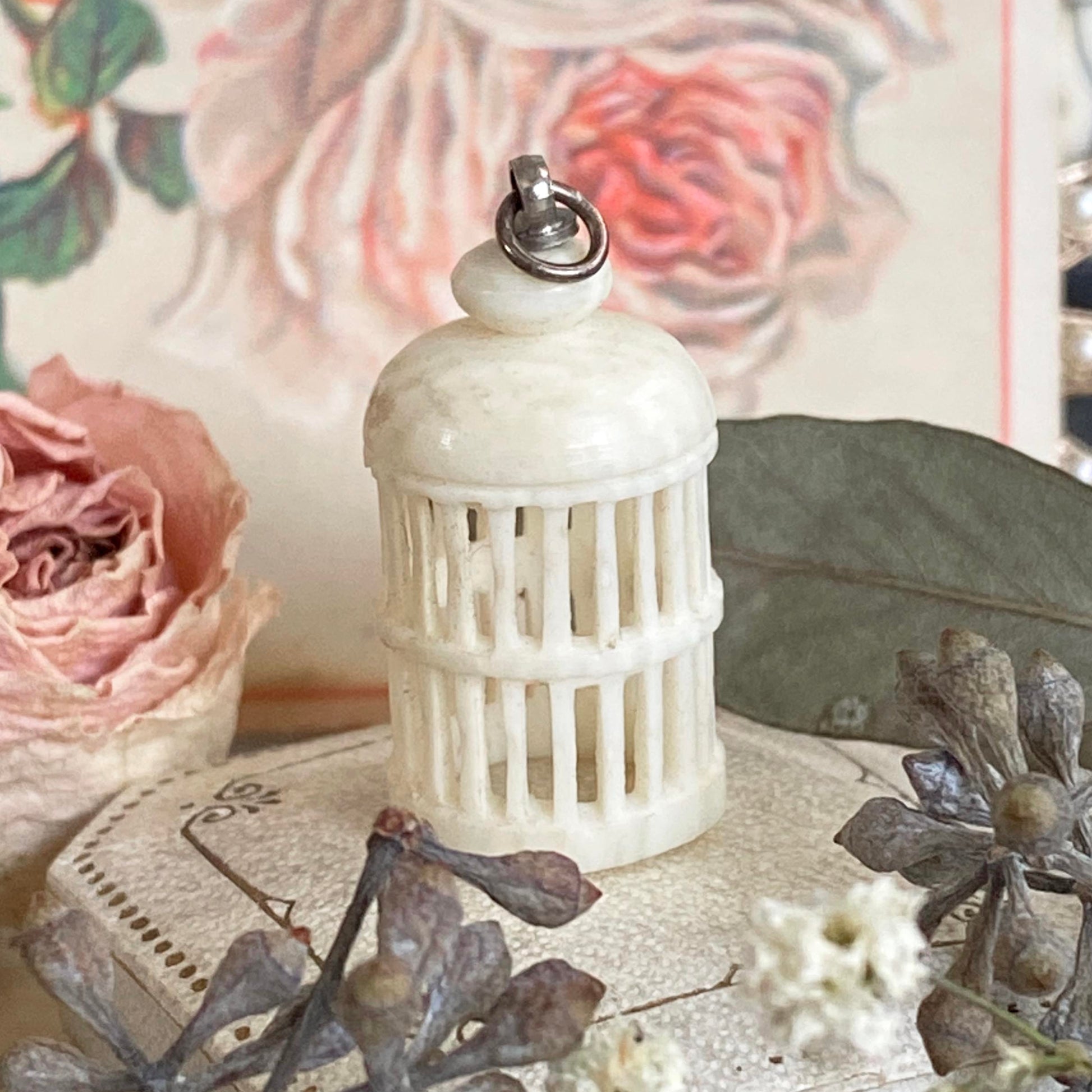 Antique Birdcage charm image 0