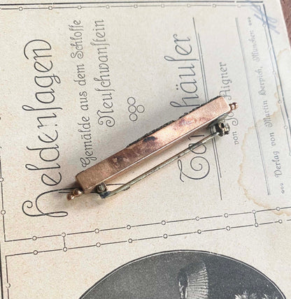 Antique Victorian Pyrite bar brooch Gold rush gold druzy brooch  marcasite c clasp brooch fichu lace pin very cool Victorian 221 Druzy