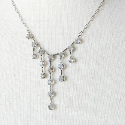 Art Deco Paste Festoon Fringe Necklace — view 11 of 11