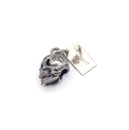 Mid-Century Articulated Skull Charm in Sterling Silver Arizona Souvenir